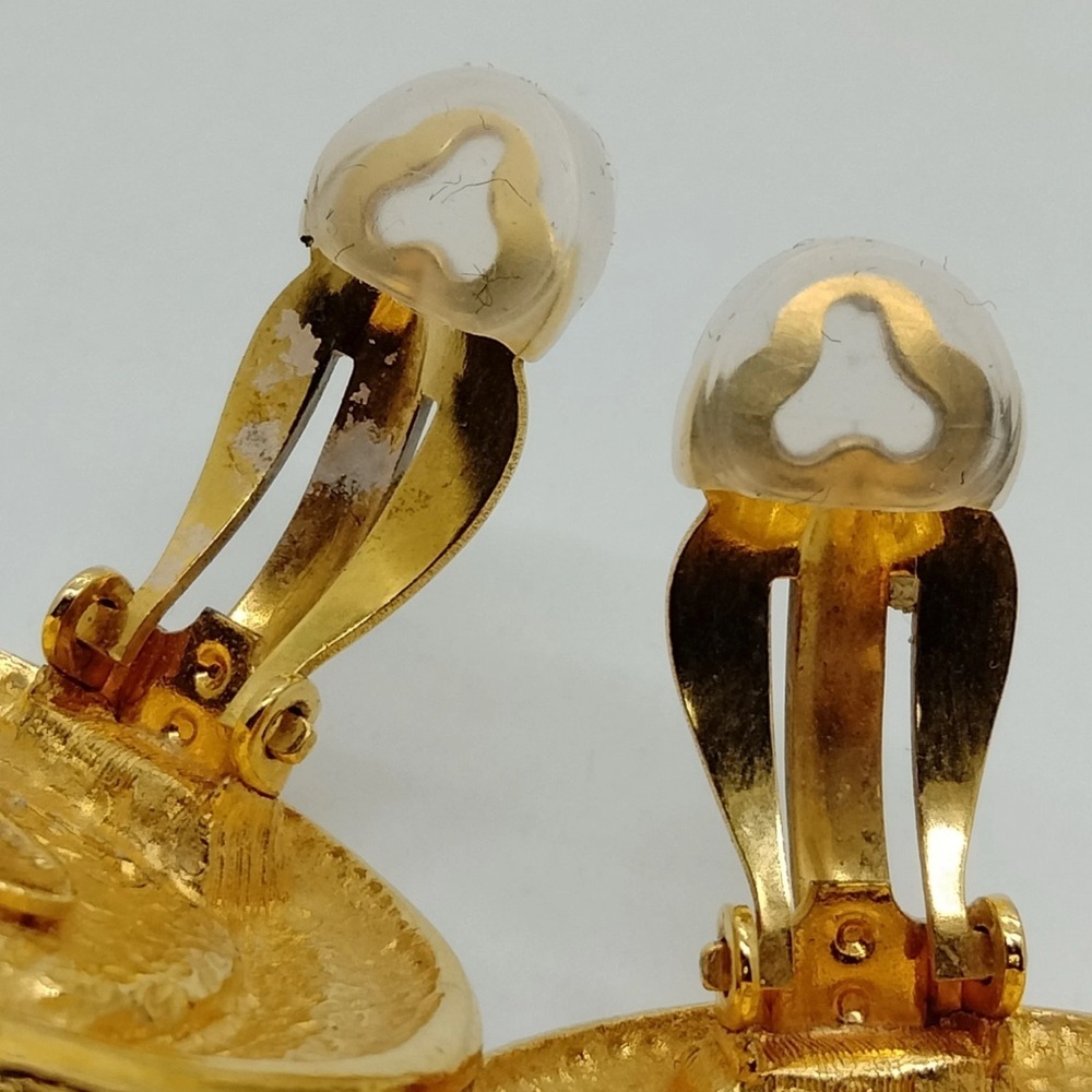 Chanel Blue Stone Clip On Earrings - Picture 7 of 10